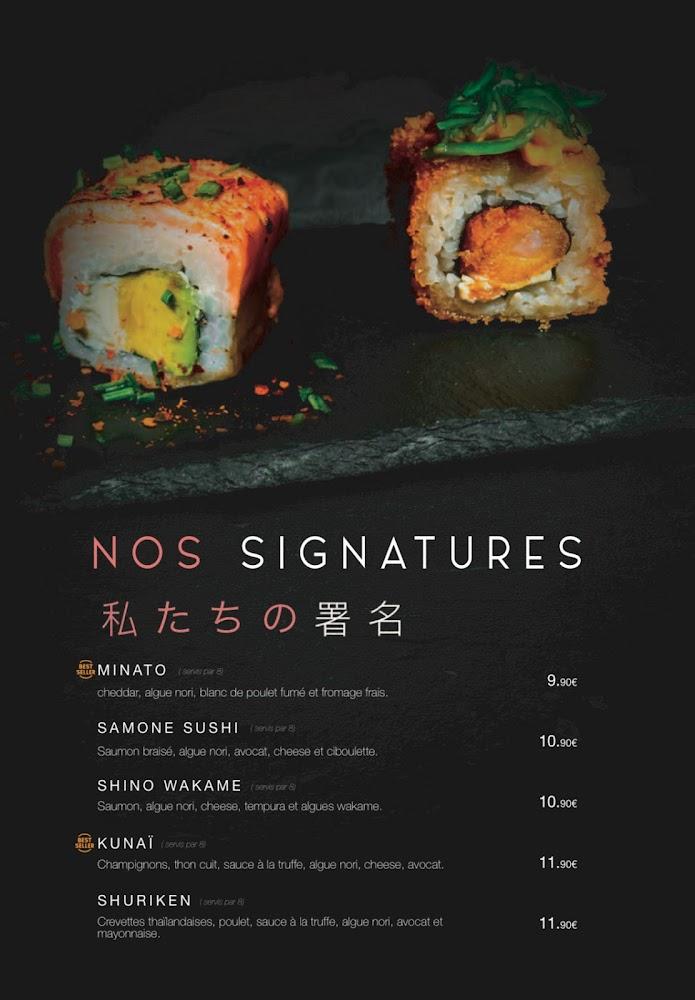 SUSHI WHITE - Nanterre - Menu Image 1