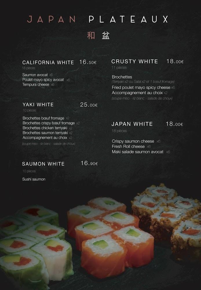 SUSHI WHITE - Nanterre - Menu Image 3